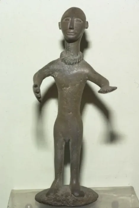 Framed Print : Celtic Bronze Figure from Hungary, c. 1st century BC Framed Print : Celtic Bronze Figure from Hungary, c. 1st century BC