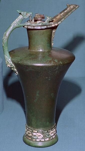 Celtic bronze flagon from France, 5th century BC