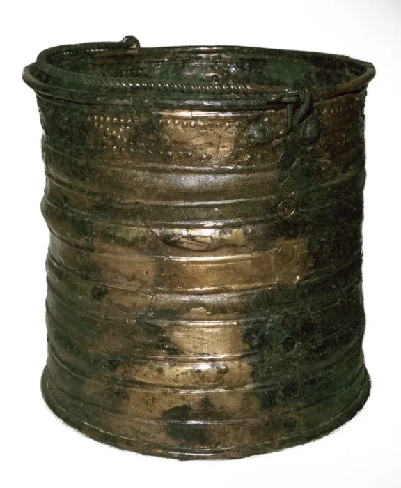 Framed Print : Celtic bronze vessel, 6th century BC Framed Print : Celtic bronze vessel, 6th century BC
