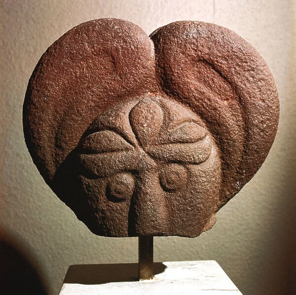 Celtic stone head, Heidelberg, Germany, c5th - 4th century BC