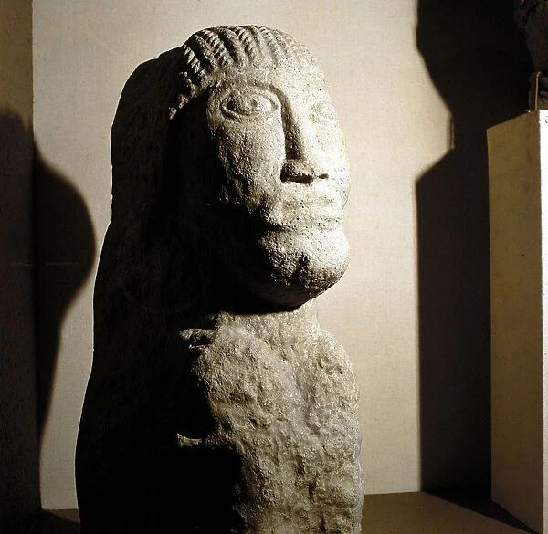Celtic stone head, Salzburg, Austria, 1st century BC - 1st century