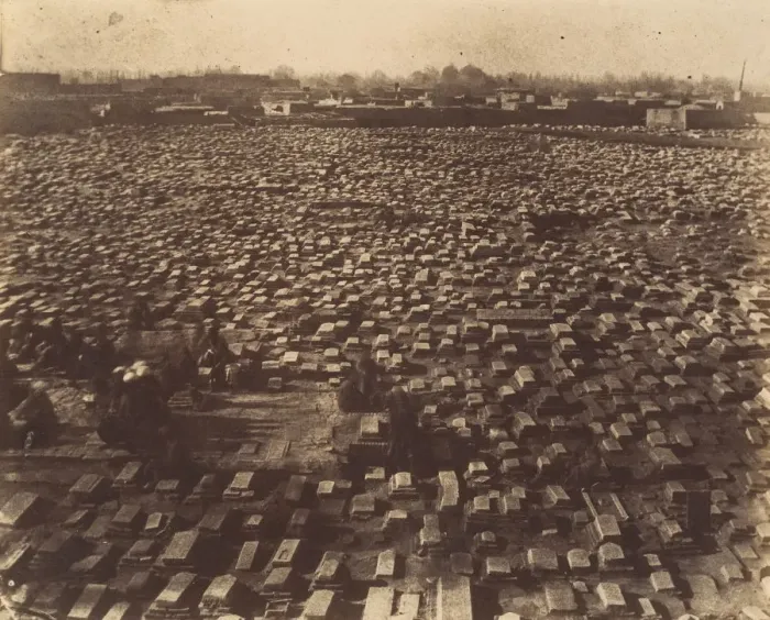 Framed Print : [Cemetery of MESHED], 1840s-60s. Creator: Possibly by Luigi Pesce