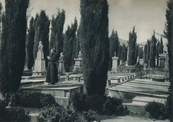 Part of the cemetery, Palermo, Sicily, Italy, 1927. Artist: Eugen Poppel