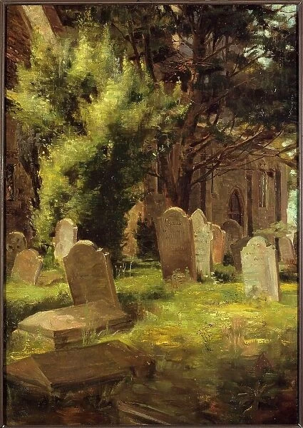 Cemetery of Saint-Pierre-de-Montmartre, around 1870, current 18th arrondissement, c1865-1875. Creator: Unknown
