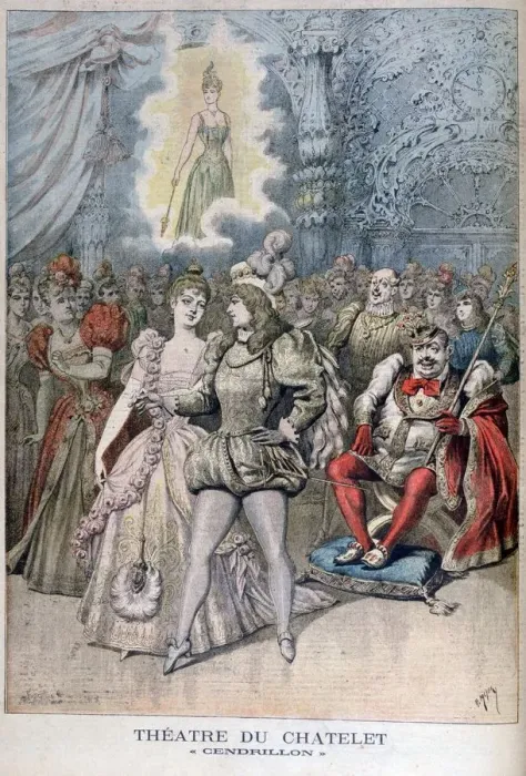 Framed Print : Cendrillon (Cinderella), Theatre du Chatelet, Paris, 1895. Artist: Henri Meyer Framed Print : Cendrillon (Cinderella), Theatre du Chatelet, Paris, 1895. Artist: Henri Meyer