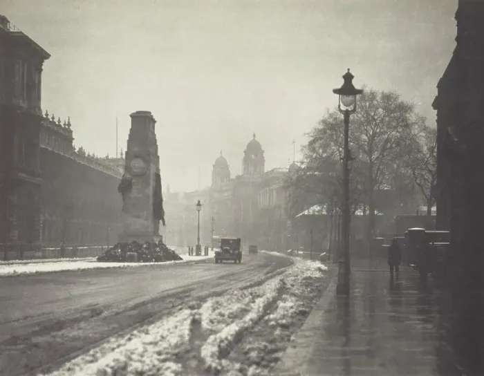 Framed Print : The cenotaph. From the album: Photograph album - London, 1920s. Creator: Harry Moult Framed Print : The cenotaph. From the album: Photograph album - London, 1920s. Creator: Harry Moult