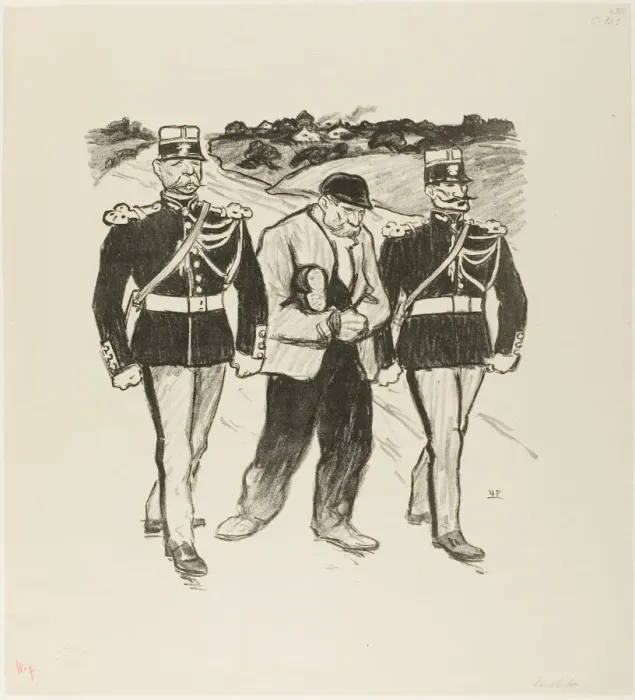 Framed Print : Without a Cent, March 1894. Creator: Theophile Alexandre Steinlen Framed Print : Without a Cent, March 1894. Creator: Theophile Alexandre Steinlen