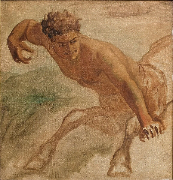 Centaur, 1866. Creator: Ludvig Abelin Schou