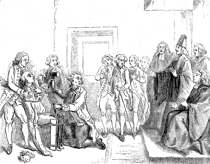 Framed Print : Centenary of John Howard, Prison Reformer: the torture of the Boot as applied...in 1777, (1890). Creator: Unknown Framed Print : Centenary of John Howard, Prison Reformer: the torture of the Boot as applied...in 1777, (1890). Creator: Unknown