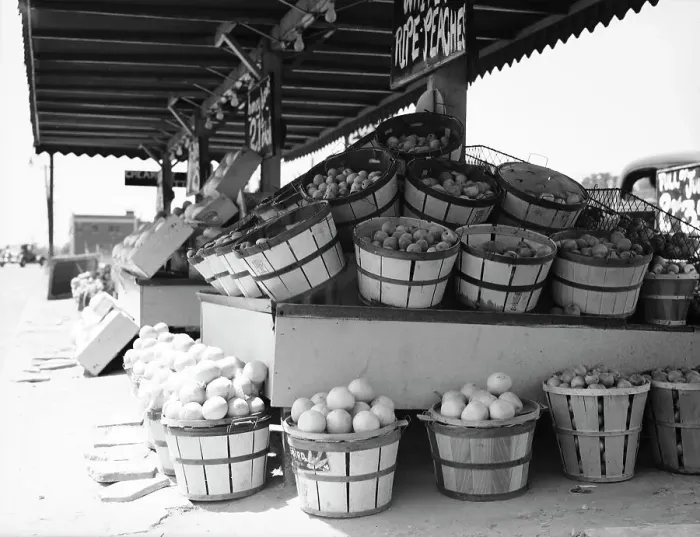 Framed Print : Center Market, Washington, D.C. 1936. Creator: Dorothea Lange Framed Print : Center Market, Washington, D.C. 1936. Creator: Dorothea Lange