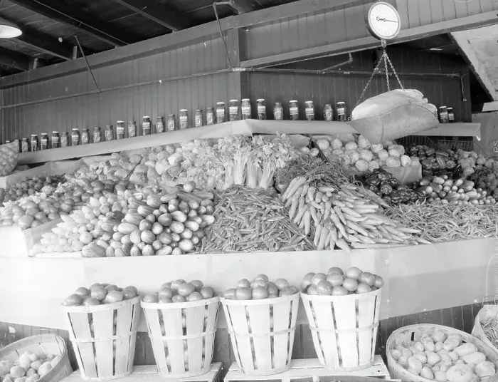 Framed Print : Center Market, Washington, D.C. 1936. Creator: Dorothea Lange Framed Print : Center Market, Washington, D.C. 1936. Creator: Dorothea Lange