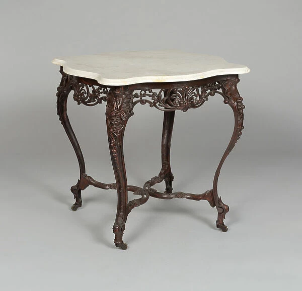 Center Table, 1852. Creator: Chase Brothers & Co