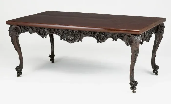 Framed Print : Center Table, England, c. 1755. Creator: Unknown Framed Print : Center Table, England, c. 1755. Creator: Unknown