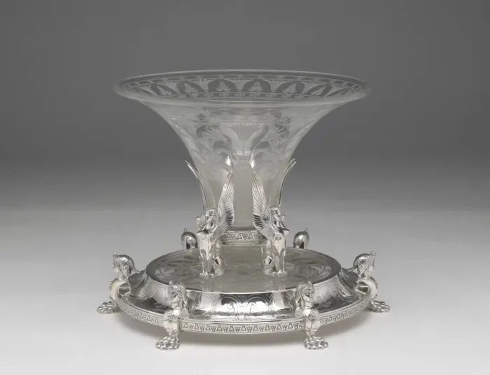 Framed Print : Centerpiece, c. 1880. Creator: Dominick and Haff Framed Print : Centerpiece, c. 1880. Creator: Dominick and Haff