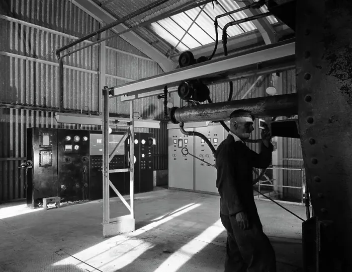 Framed Print : Central control area of the dolomite plant, Steetley, Nottinghamshire, 1963. Artist Framed Print : Central control area of the dolomite plant, Steetley, Nottinghamshire, 1963. Artist