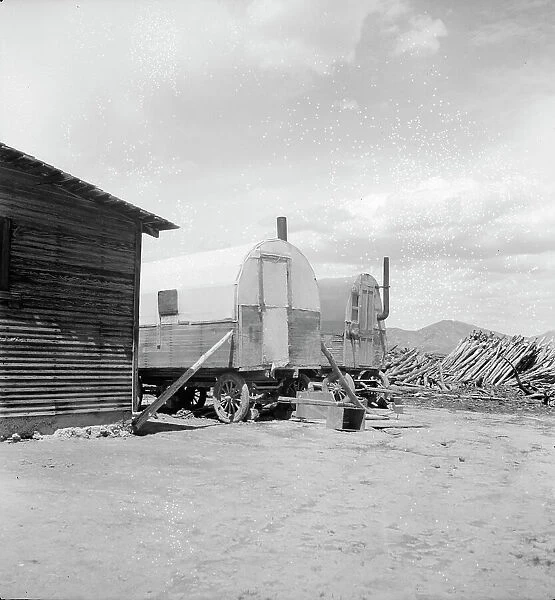 Central Utah dry land adjustment project, forty miles from Tooele, Utah, 1936. Creator: Dorothea Lange