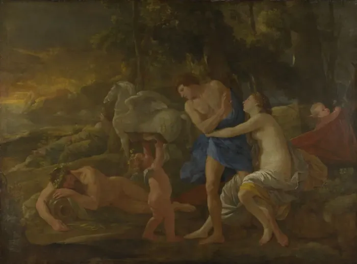 Framed Print : Cephalus and Aurora, c. 1630. Artist: Poussin, Nicolas (1594-1665) Framed Print : Cephalus and Aurora, c. 1630. Artist: Poussin, Nicolas (1594-1665)