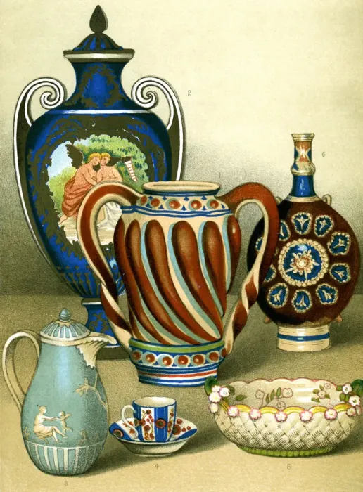 Framed Print : Ceramic Art, European Framed Print : Ceramic Art, European