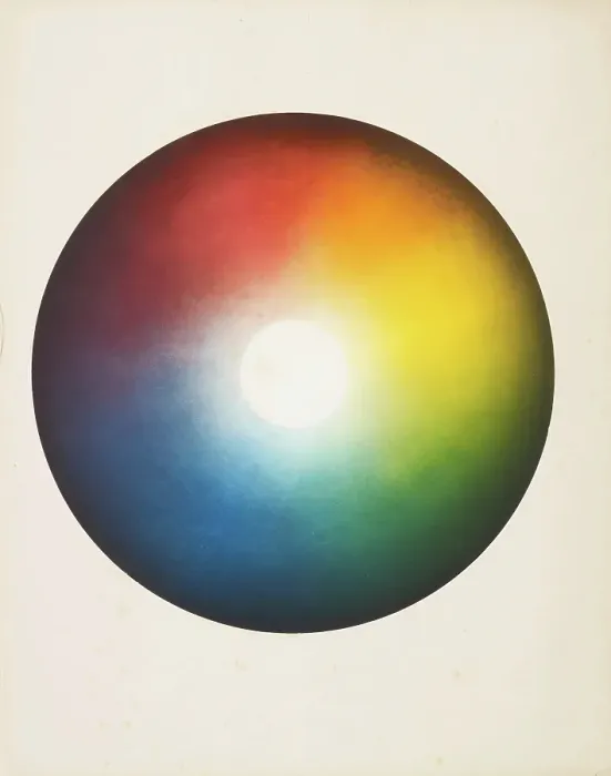 Framed Print : Cercle Chromatique, 1888-1889. Creator: Charles Henry Framed Print : Cercle Chromatique, 1888-1889. Creator: Charles Henry
