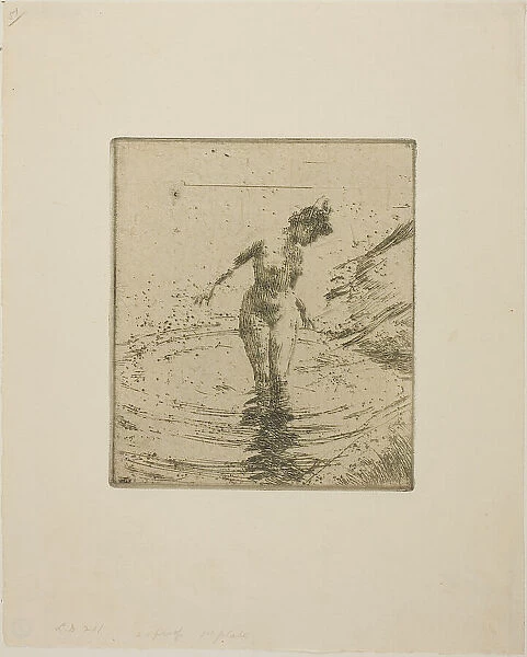 Cercles d'eau I, 1907. Creator: Anders Leonard Zorn