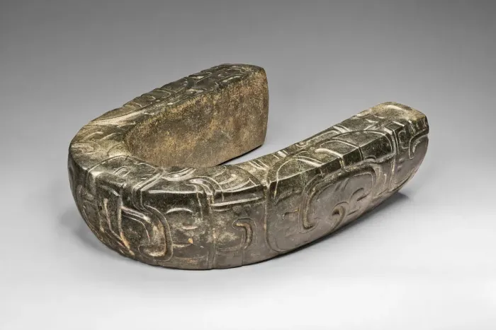 Framed Print : Ceremonial Ballgame Yoke, A. D. 700 / 800. Creator: Unknown Framed Print : Ceremonial Ballgame Yoke, A. D. 700 / 800. Creator: Unknown