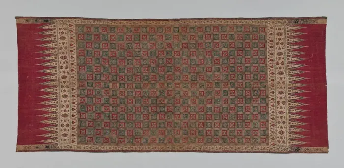 Framed Print : Ceremonial Cloth, India, 17th / 18th century. Creator: Unknown Framed Print : Ceremonial Cloth, India, 17th / 18th century. Creator: Unknown