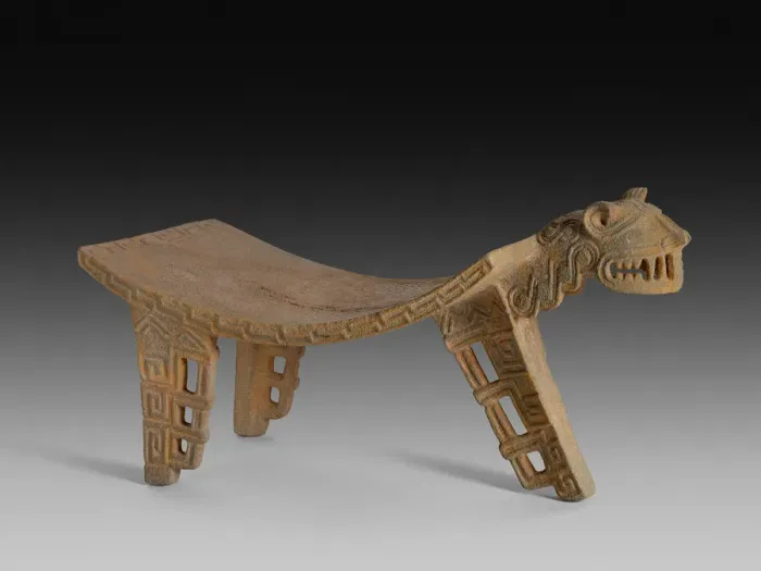 Framed Print : Ceremonial Grinding Table (Metate) in the Form of a Feline, A. D. 500 / 1000 Framed Print : Ceremonial Grinding Table (Metate) in the Form of a Feline, A. D. 500 / 1000