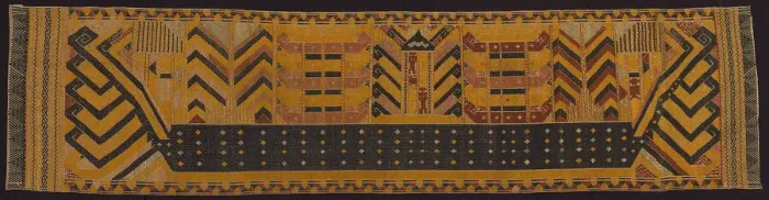 Framed Print : Ceremonial Hanging (palepai), Sumatra, 19th century. Creator: Unknown Framed Print : Ceremonial Hanging (palepai), Sumatra, 19th century. Creator: Unknown