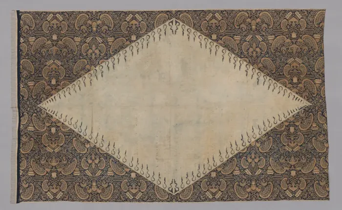 Framed Print : Ceremonial Hip Wrapper (Dodot), Java, Late 19th century. Creator: Unknown Framed Print : Ceremonial Hip Wrapper (Dodot), Java, Late 19th century. Creator: Unknown