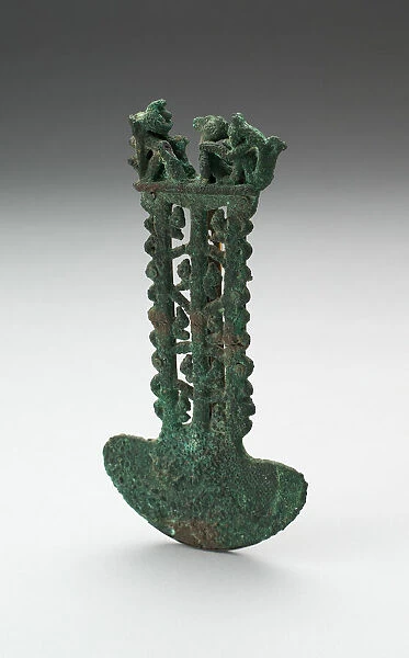 Ceremonial Knife (Tumi) With Figural Scene and Zoomorphic Figures, A.D. 1100 / 1470