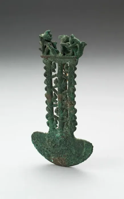 Framed Print : Ceremonial Knife (Tumi) With Figural Scene and Zoomorphic Figures, A. D. 1100 / 1470 Framed Print : Ceremonial Knife (Tumi) With Figural Scene and Zoomorphic Figures, A. D. 1100 / 1470
