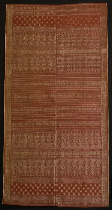 Framed Print : Ceremonial Shoulder Cloth (Kain songket lepus), Indonesia. Creator: Unknown Framed Print : Ceremonial Shoulder Cloth (Kain songket lepus), Indonesia. Creator: Unknown