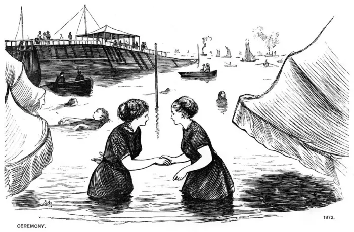 Framed Print : Ceremony, 1872 (1891). Artist: George du Maurier Framed Print : Ceremony, 1872 (1891). Artist: George du Maurier