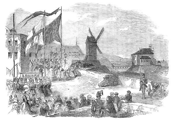 Ceremony of the Blessing of the Sea, at Ostend, 1854. Creator: Unknown