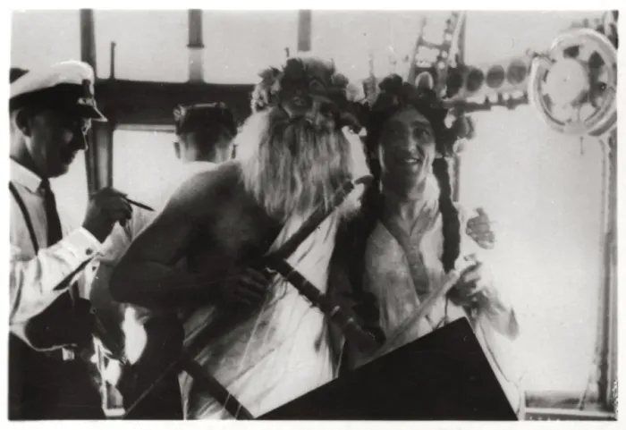 Framed Print : Ceremony celebrating the crossing of the equator on board the airship Graf Zeppelin, 1930 (1933) Framed Print : Ceremony celebrating the crossing of the equator on board the airship Graf Zeppelin, 1930 (1933)
