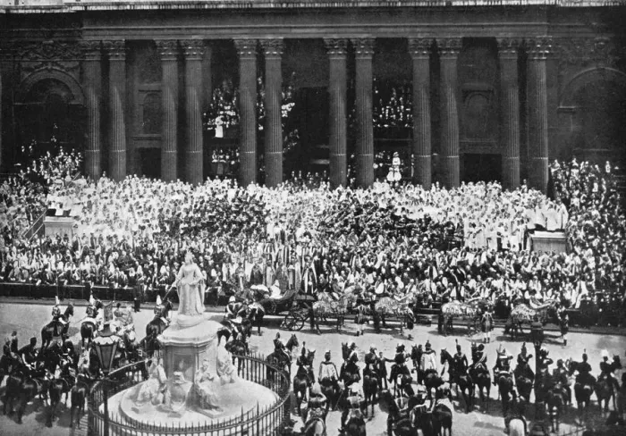 Framed Print : The ceremony of thanksgiving at St Pauls Cathedral, London, June 22nd, 1897 Framed Print : The ceremony of thanksgiving at St Pauls Cathedral, London, June 22nd, 1897