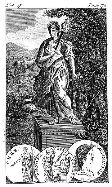Ceres, Roman goddess of agriculture and corn