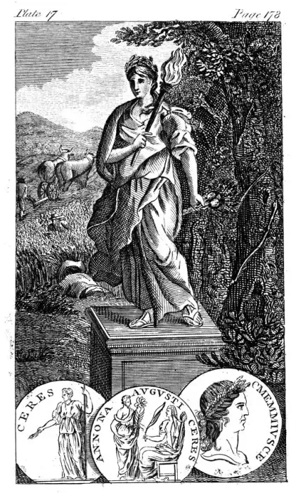 Framed Print : Ceres, Roman goddess of agriculture and corn Framed Print : Ceres, Roman goddess of agriculture and corn