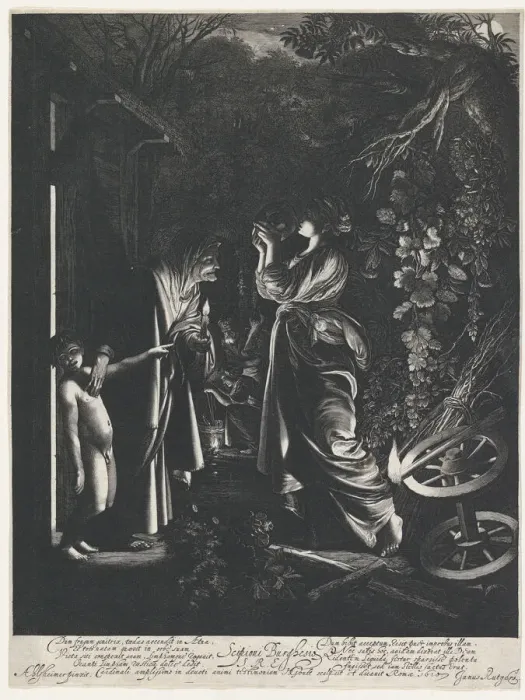 Framed Print : Ceres Searching for Her Daughter. n. d. Creator: Hendrik Goudt Framed Print : Ceres Searching for Her Daughter. n. d. Creator: Hendrik Goudt