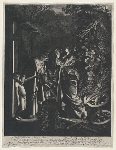 Ceres Seeking Her Daughter (The Mocking of Ceres), 1610. Creator: Hendrik Goudt