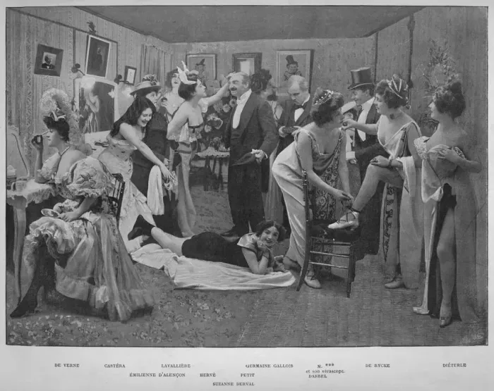 Framed Print : Ces Damess Amusent, 1900 Framed Print : Ces Damess Amusent, 1900