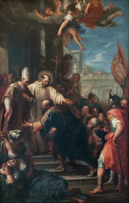 Framed Print : The Cessation of the Schism of Anacletus. Creator: Pietro da Pietri