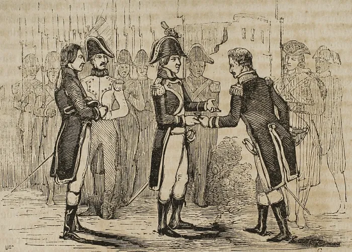Framed Print : Cession of the territories of Louisiana from the Kingdom of Spain to France, 1803, (1851). Creator: Unknown Framed Print : Cession of the territories of Louisiana from the Kingdom of Spain to France, 1803, (1851). Creator: Unknown