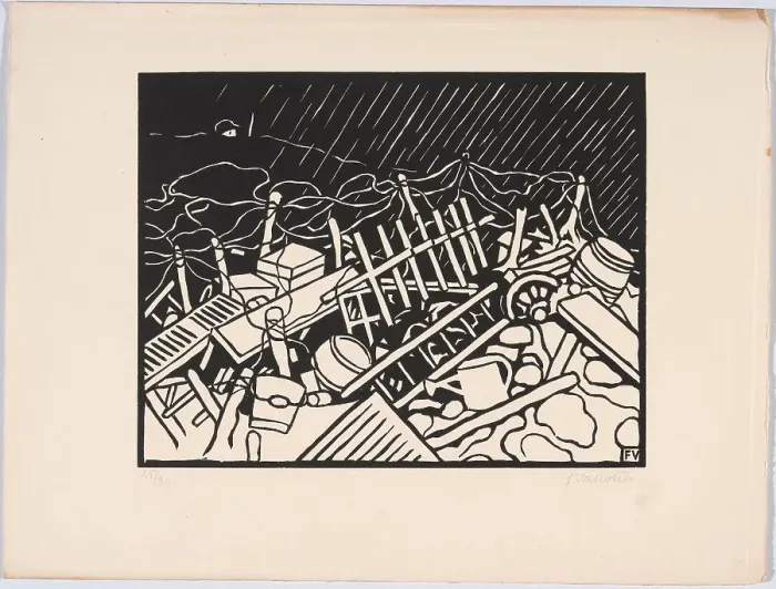 Framed Print : C'est la guerre (It's the war), 1915-1916. Creator: Vallotton, Felix Edouard (1865-1925) Framed Print : C'est la guerre (It's the war), 1915-1916. Creator: Vallotton, Felix Edouard (1865-1925)