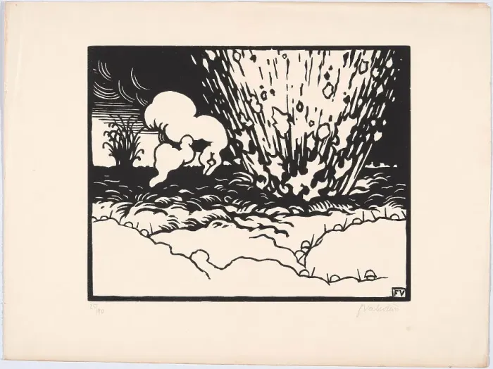 Framed Print : C'est la guerre (It's the war), 1915-1916. Creator: Vallotton, Felix Edouard (1865-1925) Framed Print : C'est la guerre (It's the war), 1915-1916. Creator: Vallotton, Felix Edouard (1865-1925)