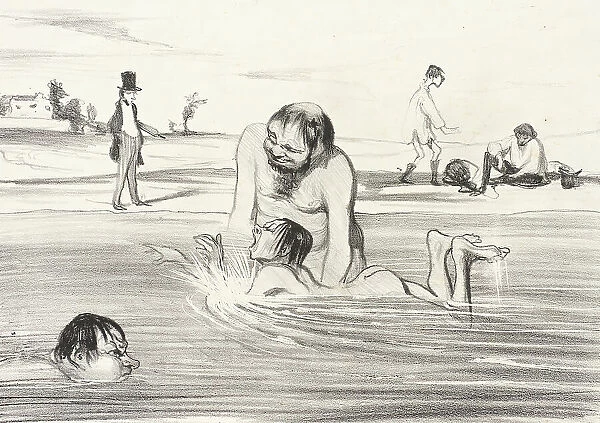 C'est un petit diable un vrai Dauphin... 1839. Creator: Honore Daumier