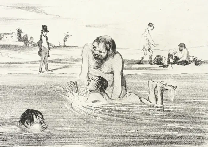 Framed Print : C'est un petit diable un vrai Dauphin... 1839. Creator: Honore Daumier Framed Print : C'est un petit diable un vrai Dauphin... 1839. Creator: Honore Daumier