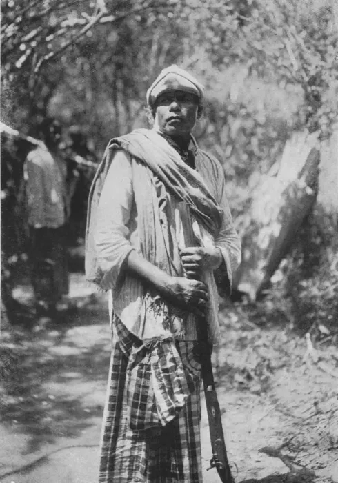 Framed Print : A Ceylon Shikari or Hunter, c1890, (1910). Artist: Alfred William Amandus Plate Framed Print : A Ceylon Shikari or Hunter, c1890, (1910). Artist: Alfred William Amandus Plate