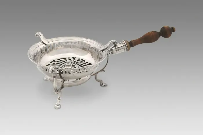 Framed Print : Chafing Dish, c. 1730. Creator: John Burt Framed Print : Chafing Dish, c. 1730. Creator: John Burt