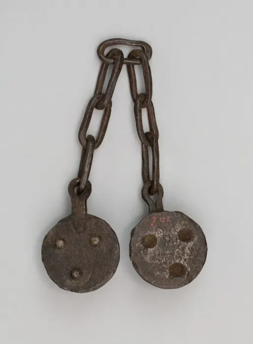 Framed Print : Chain Shot (Projectile) for a Cannon, Austria, 17th Century. Creator: Unknown Framed Print : Chain Shot (Projectile) for a Cannon, Austria, 17th Century. Creator: Unknown